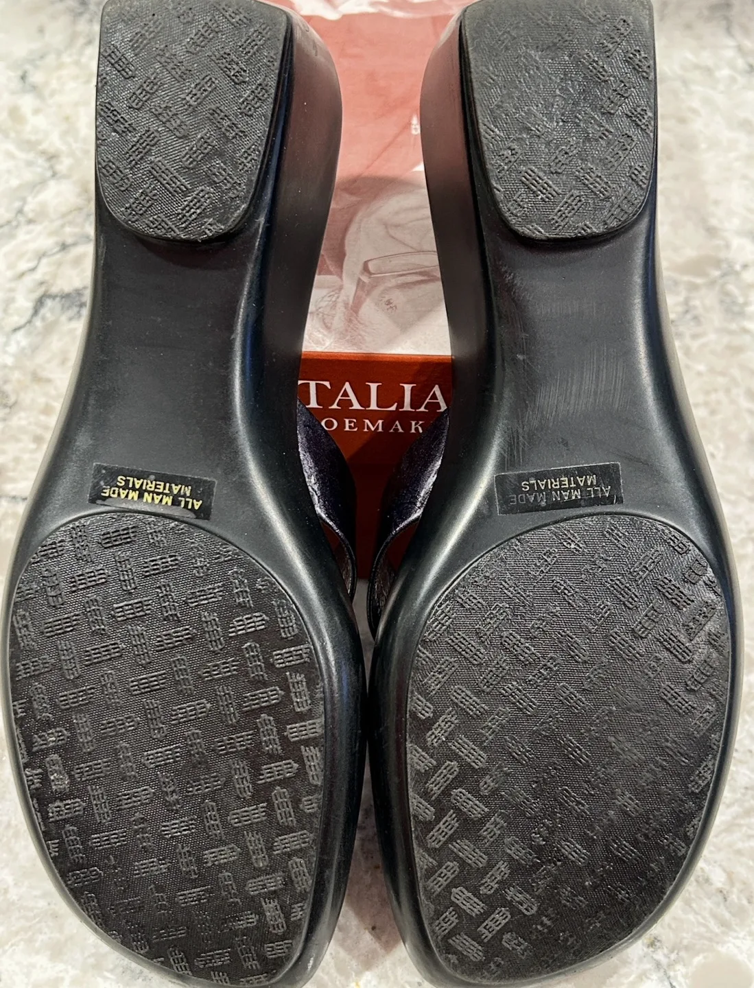 Patti Italy Women’s Navy/Dark Blue Sandal Wedges image indicator(5)