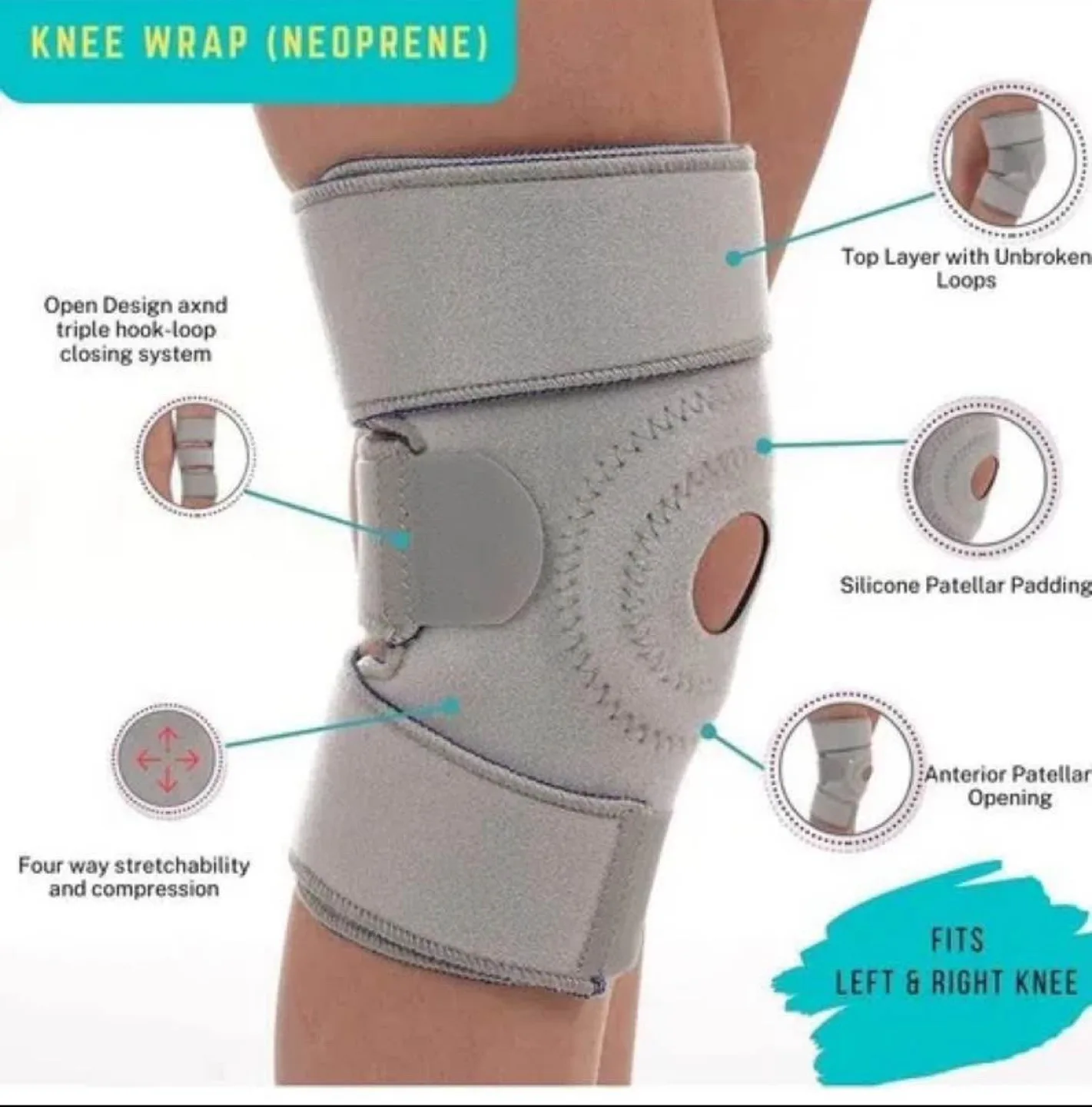 Tynor Knee Wrap (Neoprene) SPL Size thumbnail
