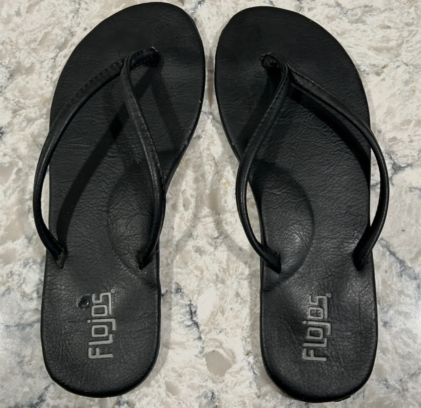 Women’s Flojos Black Flip Flops thumbnail