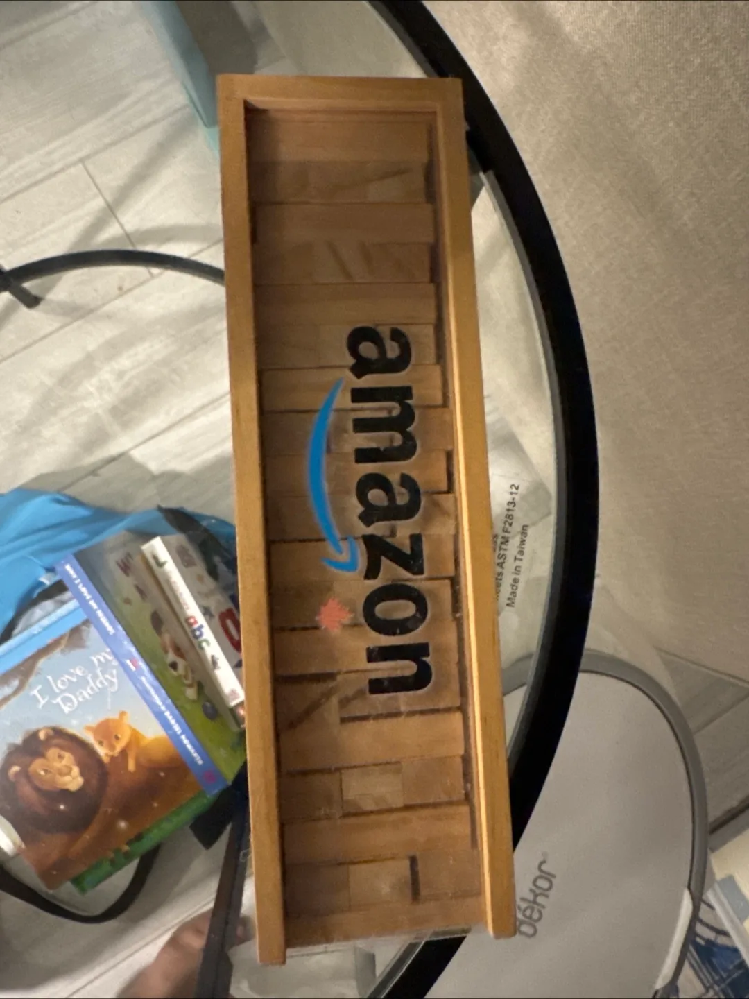 Amazon Wooden Jenga Toy thumbnail