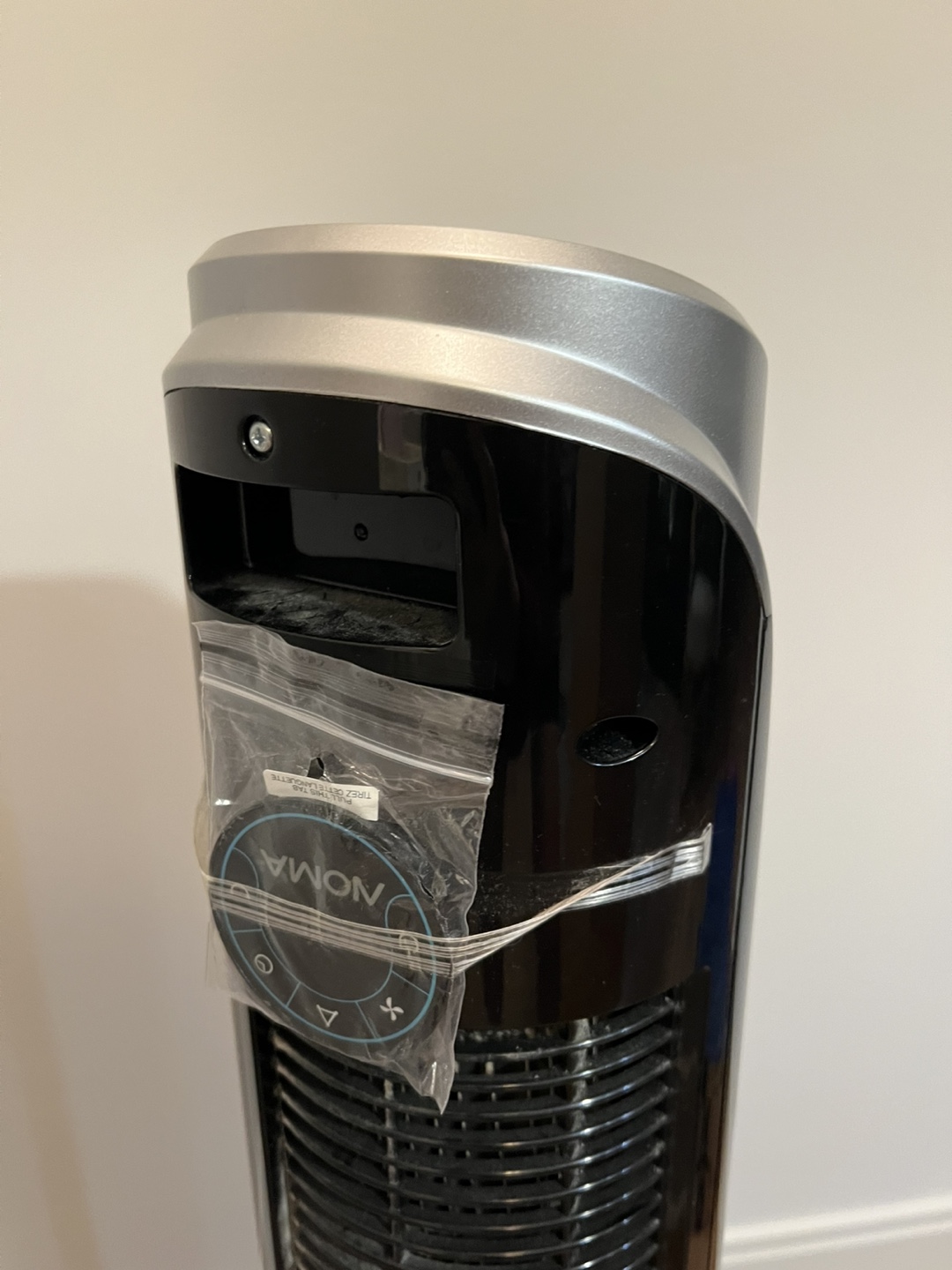 NOMA Tower Fan - Black - photo 3