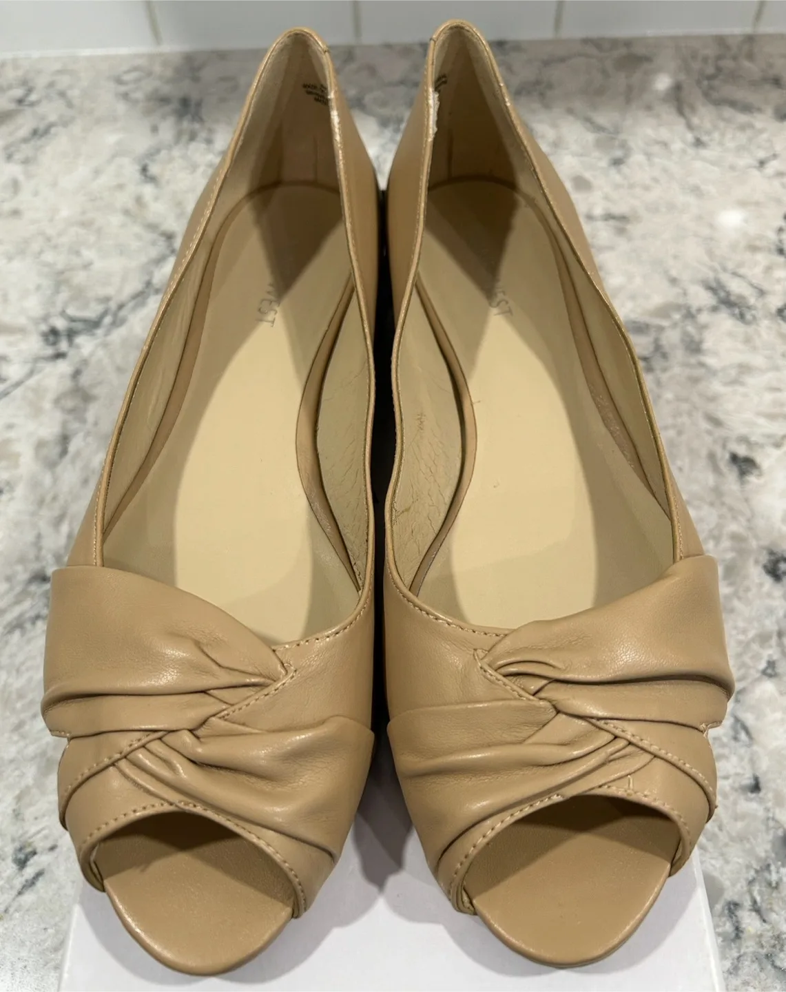 Nine West Peep-Toe Womens Flats image indicator(4)