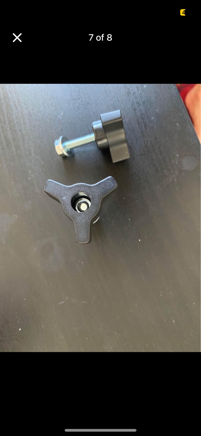 Knob Bolt Set - Black - photo 3