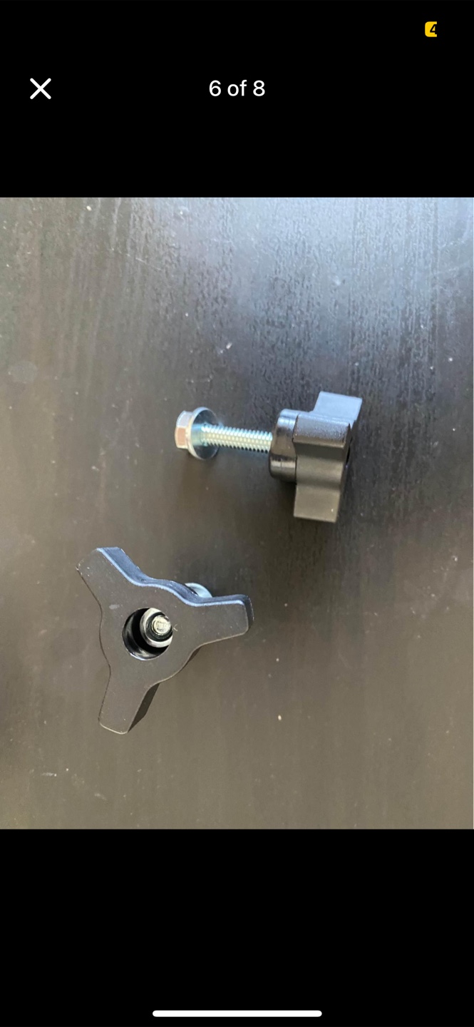Knob Bolt Set - Black - photo 5