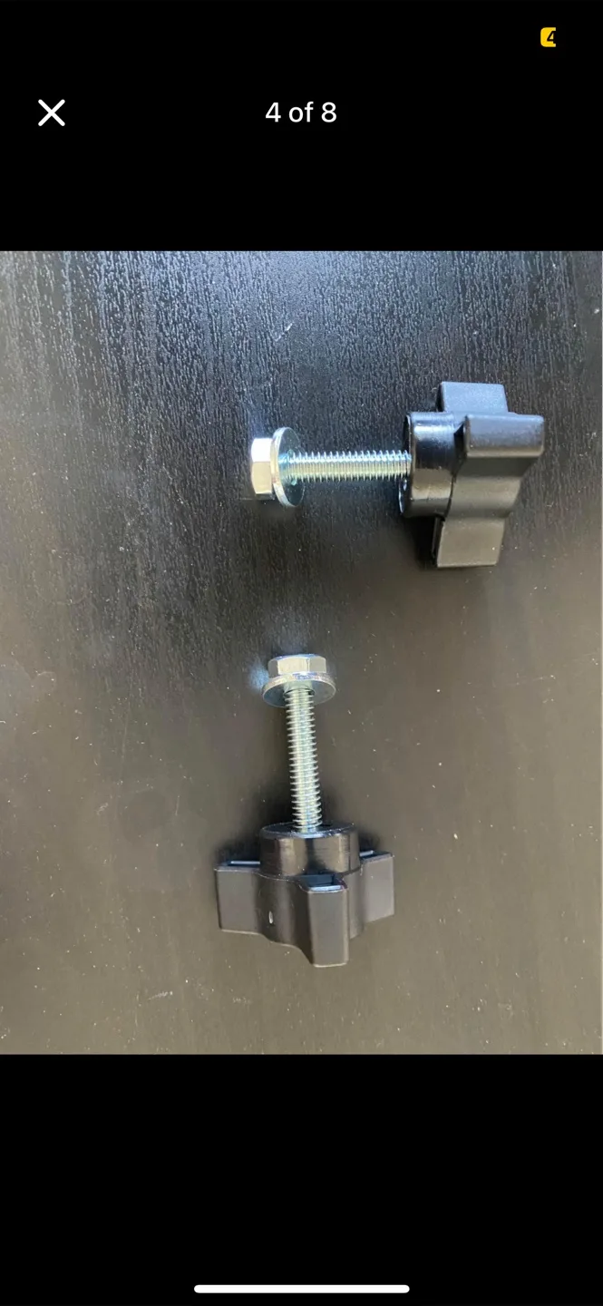 Knob Bolt Set - Black thumbnail