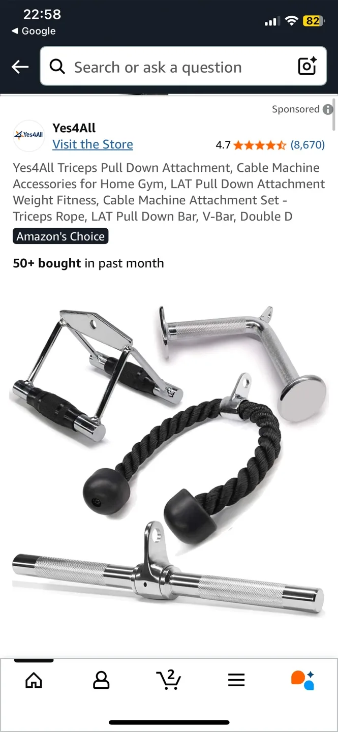 Yes4All Pull Down Attachment Set thumbnail