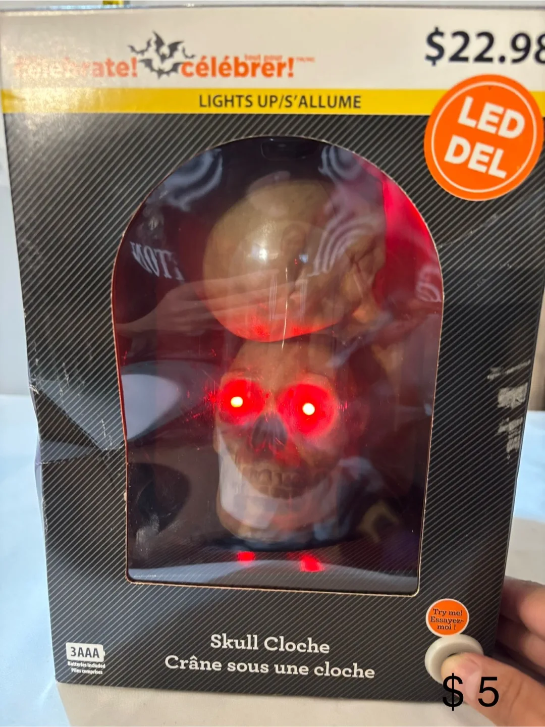 Halloween decoration prices on each picture thumbnail