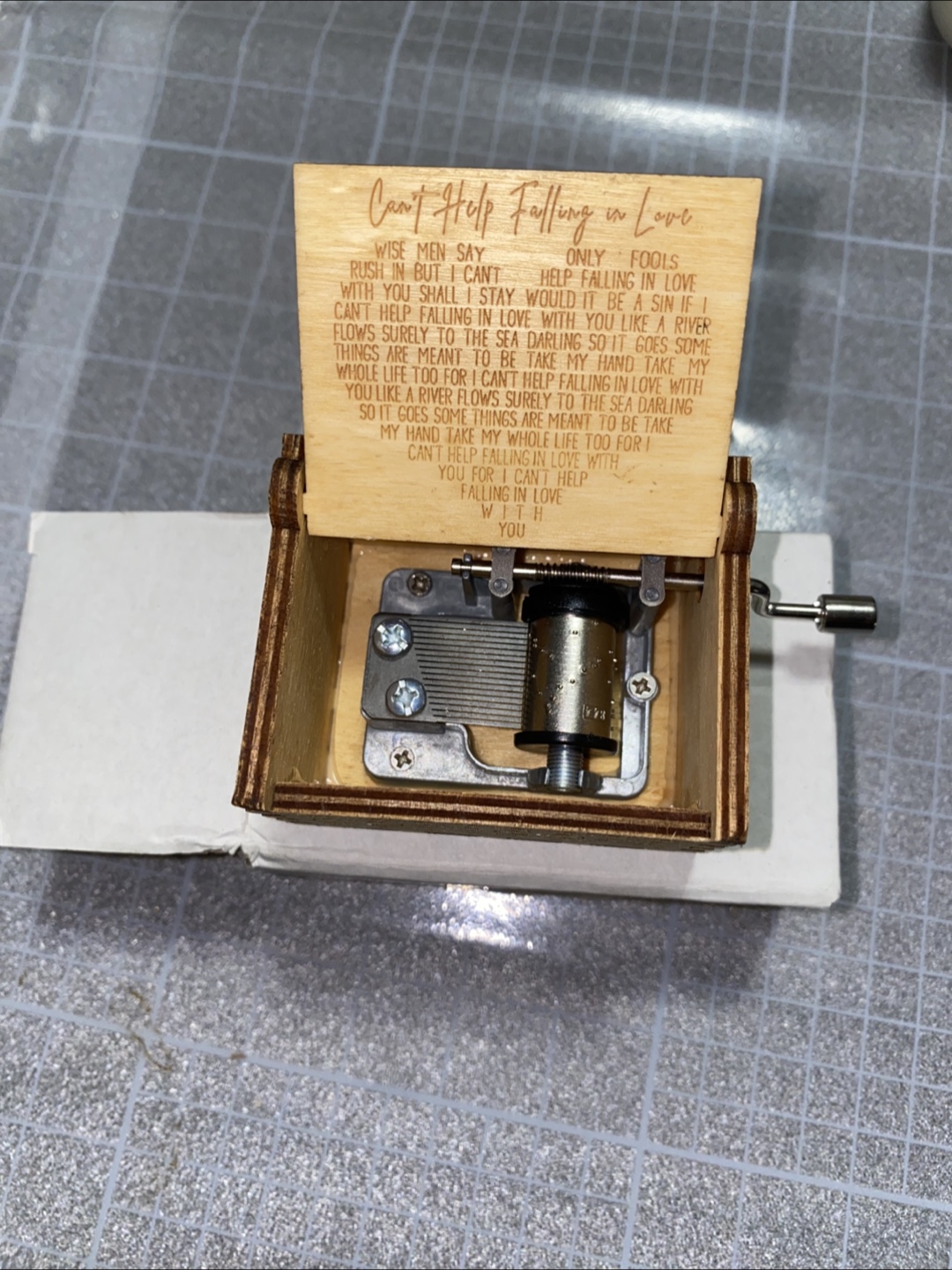 Can't Help Falling in Love Music Box