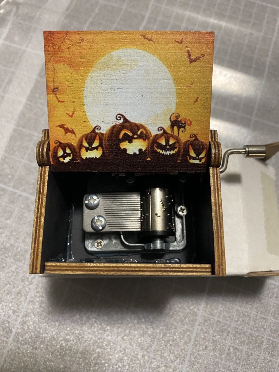 New Halloween Wooden Music Box