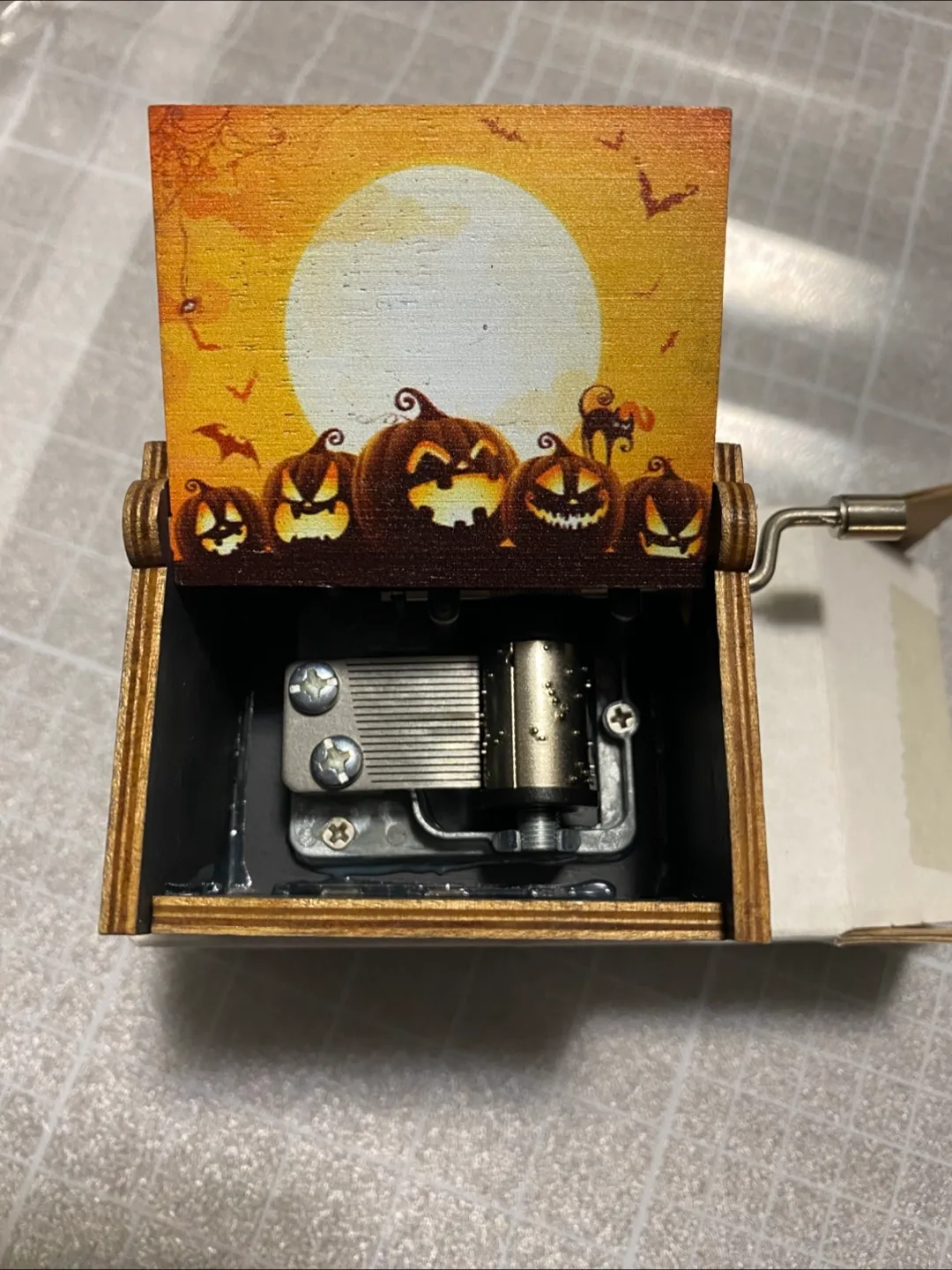 New Halloween Wooden Music Box thumbnail