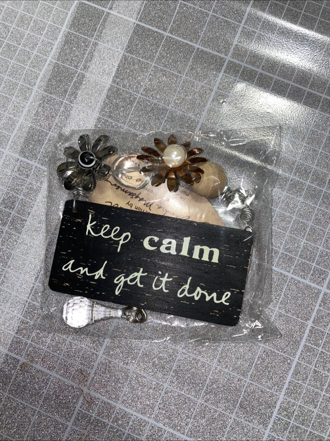 Keep Calm and Get It Done Decoration