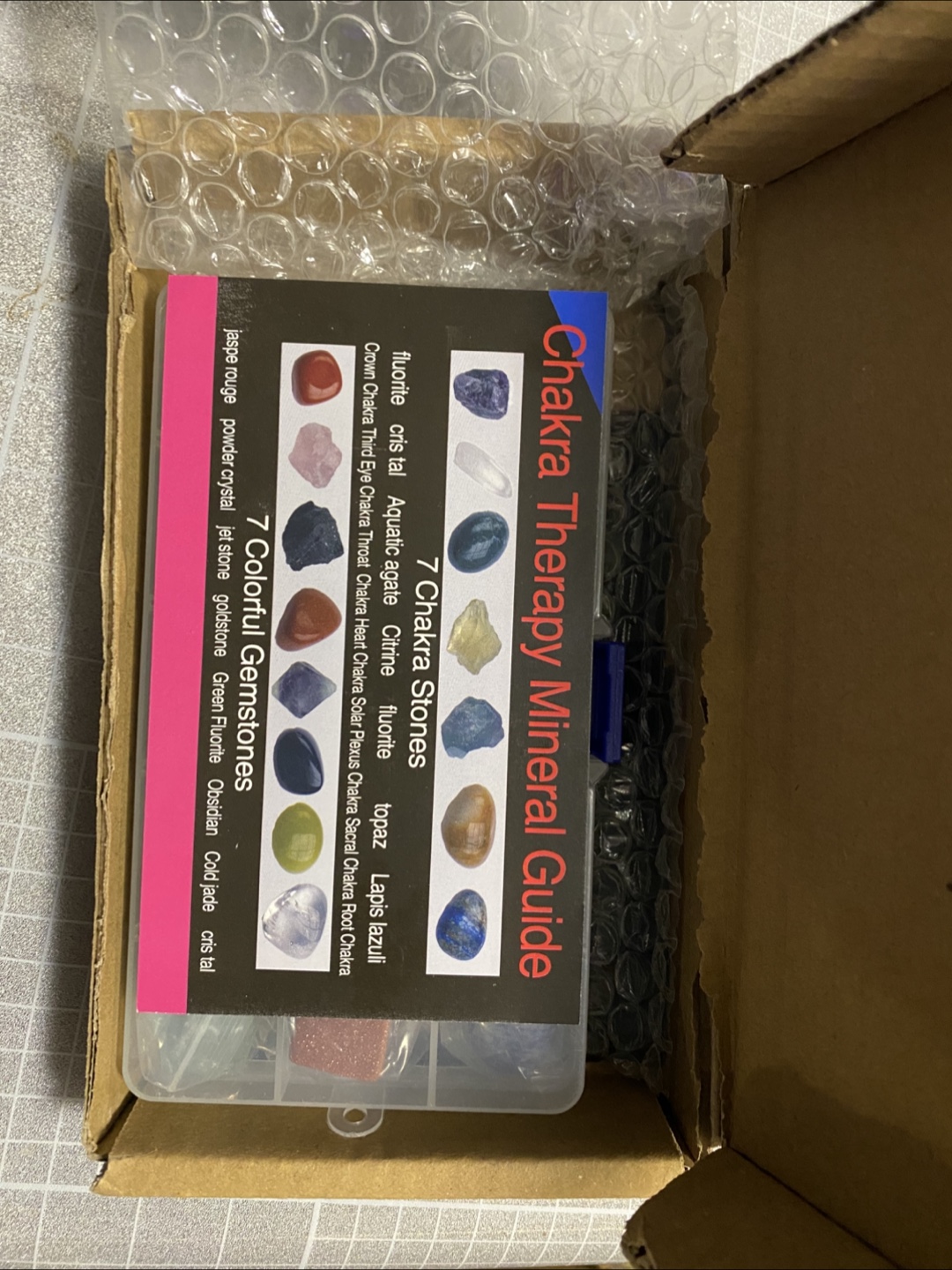 Chakra Therapy Mineral Guide - 7 Gemstones - photo 3