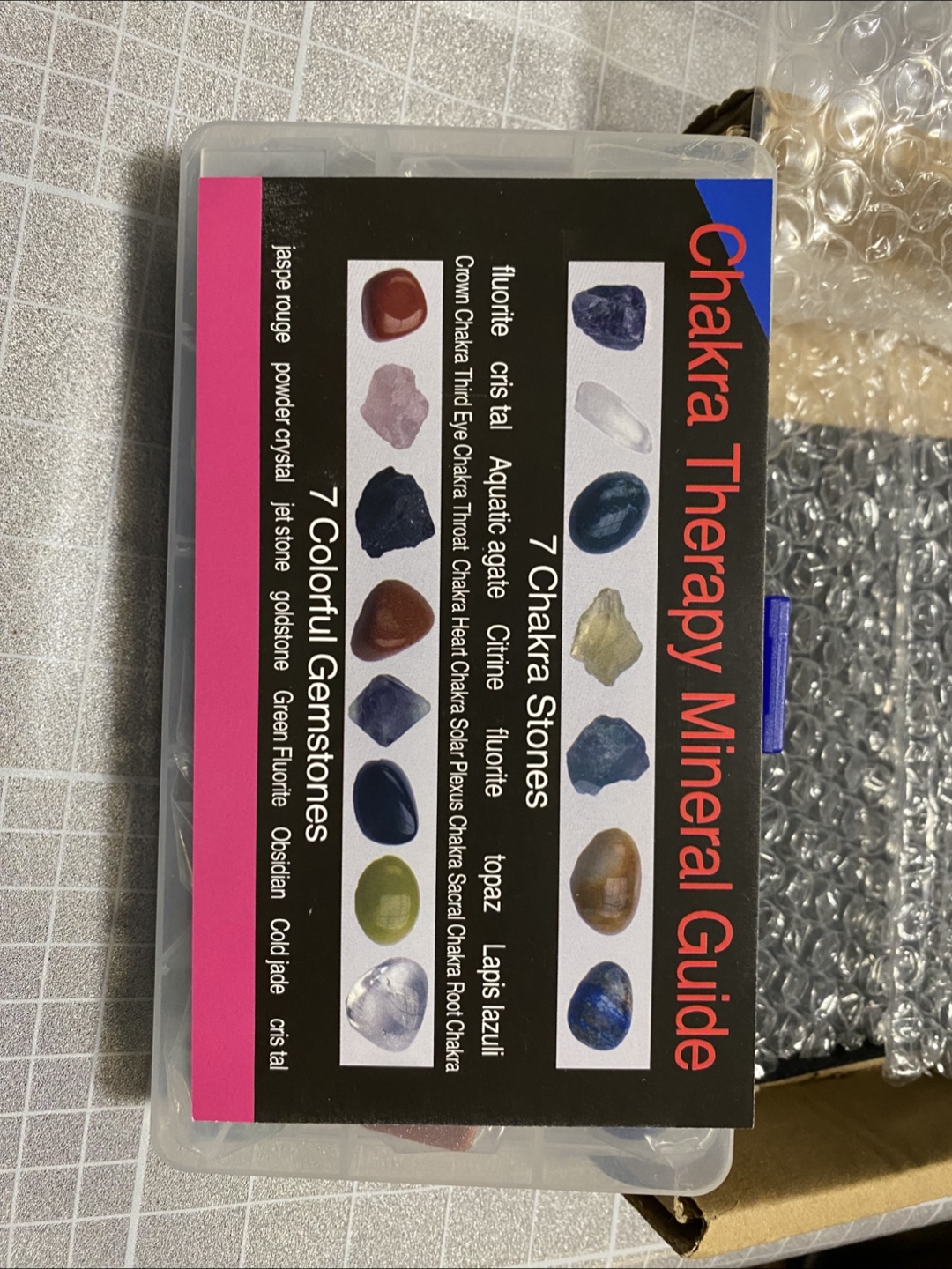Chakra Therapy Mineral Guide - 7 Gemstones - photo 2