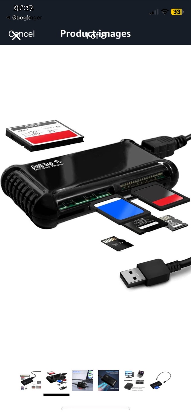 All in 1 Mini Card Reader