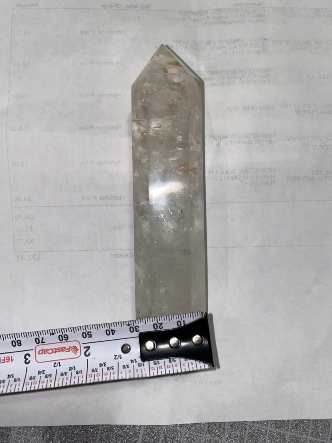 Clear Quartz Crystal Tower 5.5"-6" Reiki Healing - photo 3