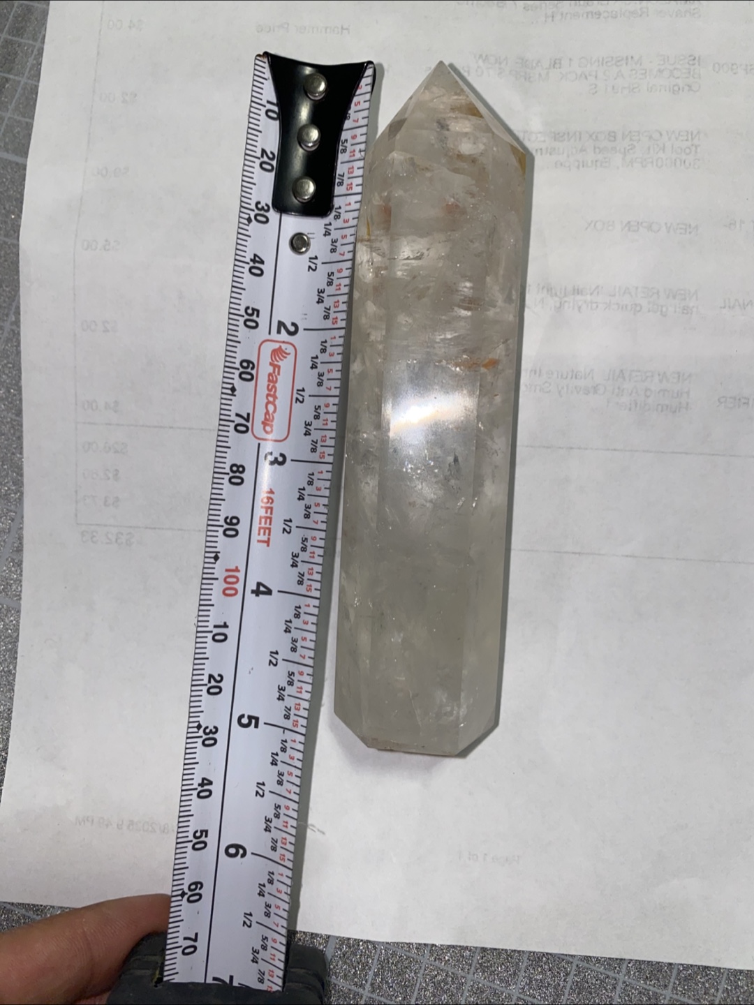 Clear Quartz Crystal Tower 5.5"-6" Reiki Healing