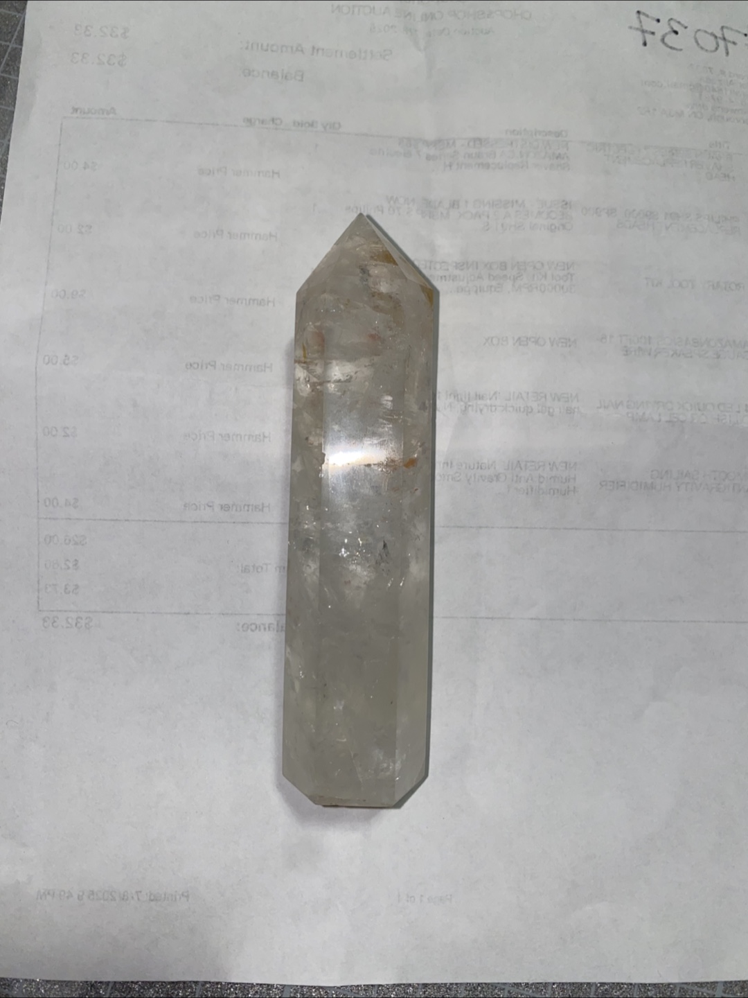 Clear Quartz Crystal Tower 5.5"-6" Reiki Healing - photo 5