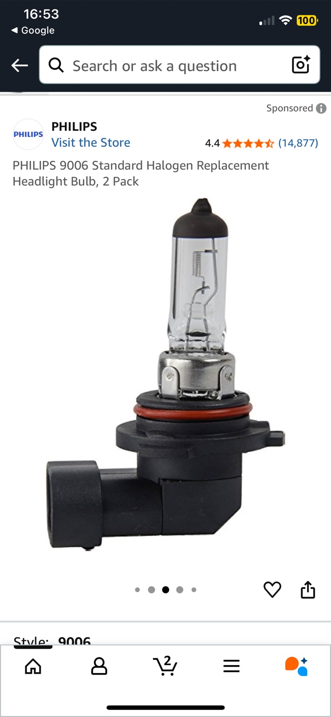 Philips 9006 Standard Halogen Headlight Bulb, 2 Pack - photo 5