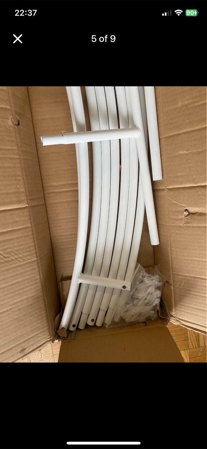 White Round Backdrop Stand - photo 4