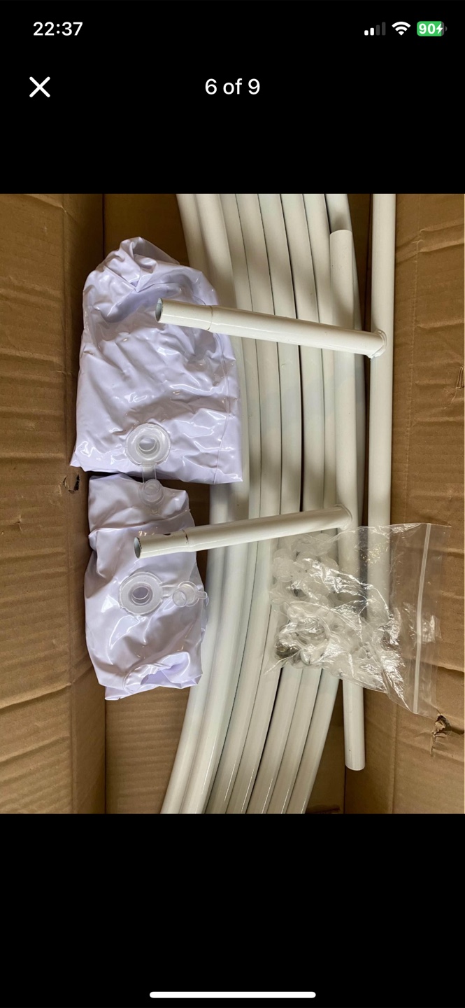 White Round Backdrop Stand - photo 3