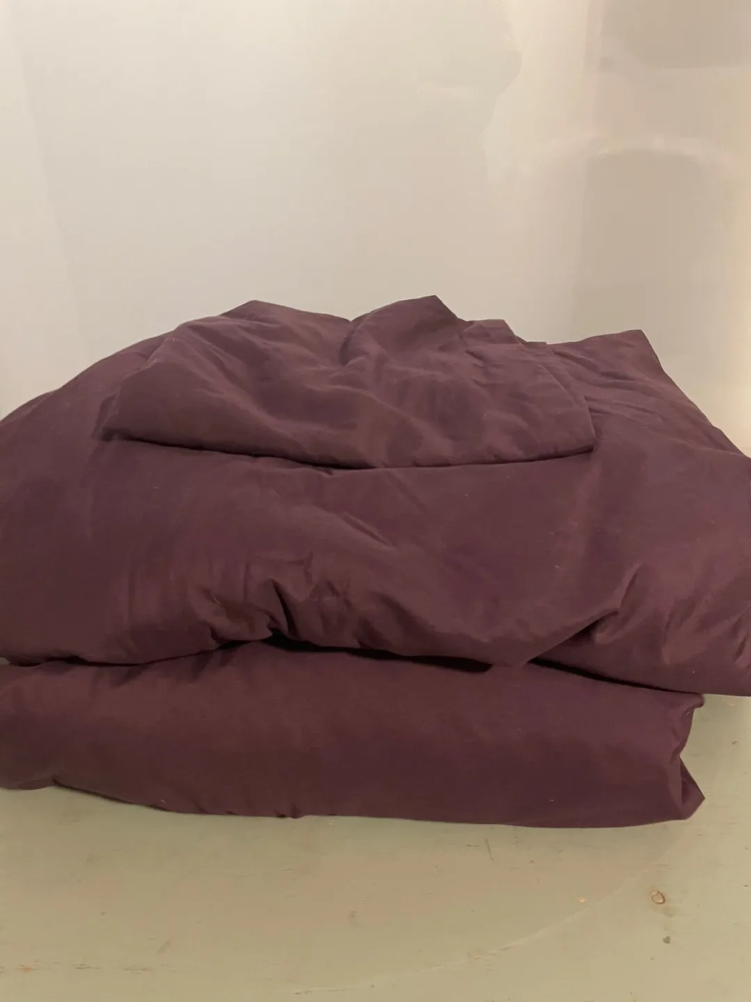 Supersoft Plum Sheet Set for double / full bed thumbnail