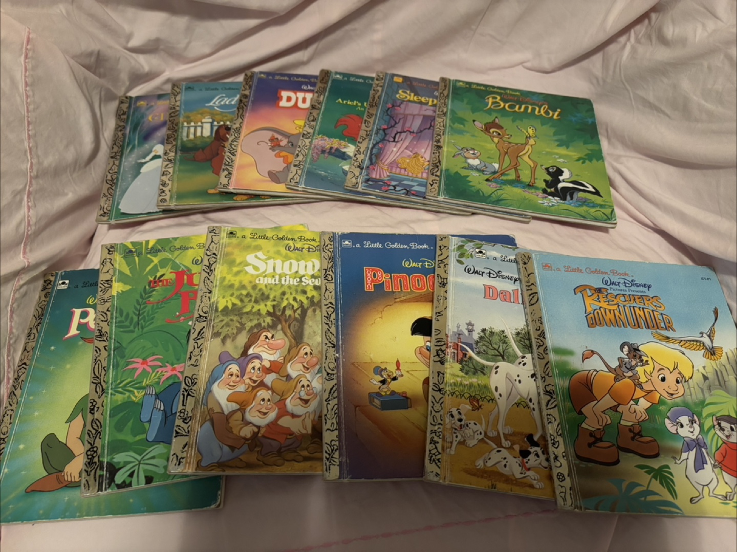 Walt Disney Little Golden Books - Lot of 10
