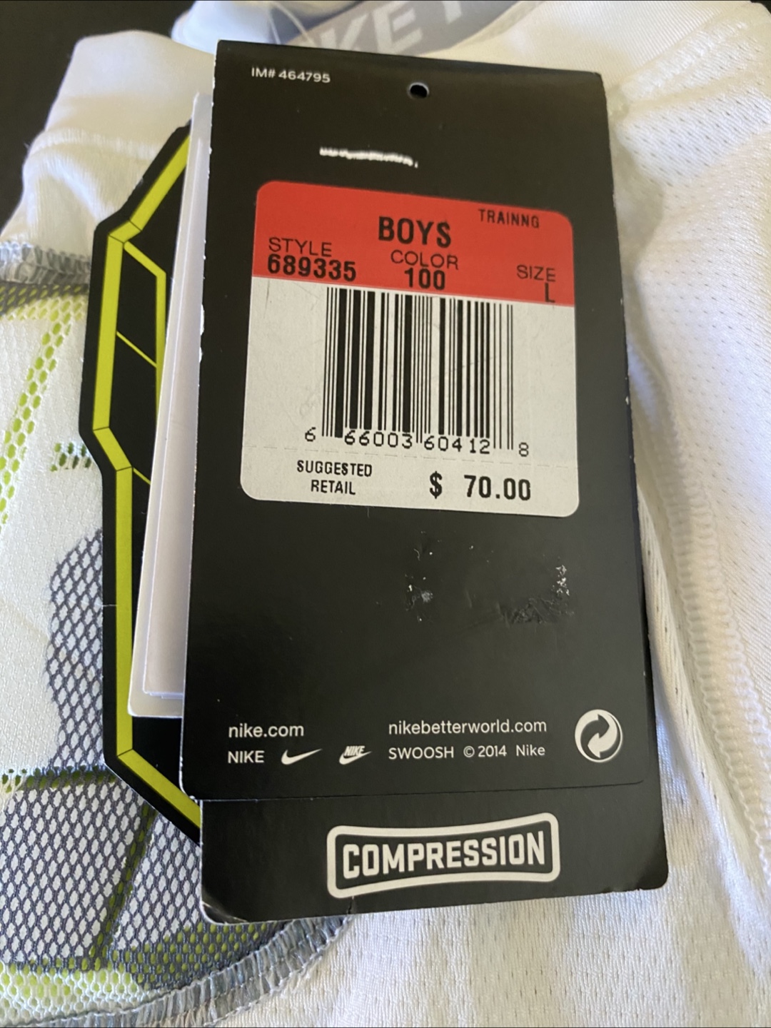 Nike Pro Combat Hyperstrong Padded Football Shirt - L - photo 4
