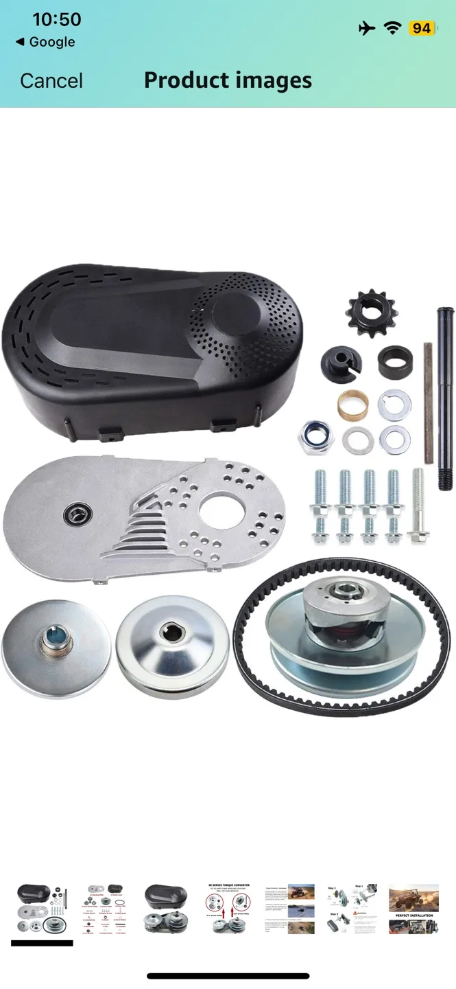 VEVOR Torque Converter Kit - Go Kart Clutch thumbnail