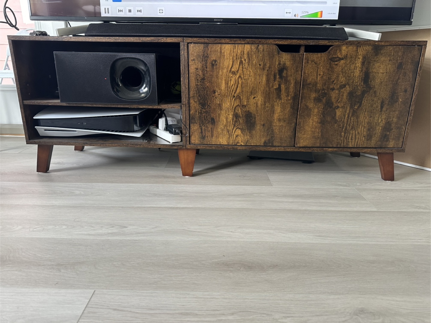 Rustic Brown TV Stand - 54" Wide