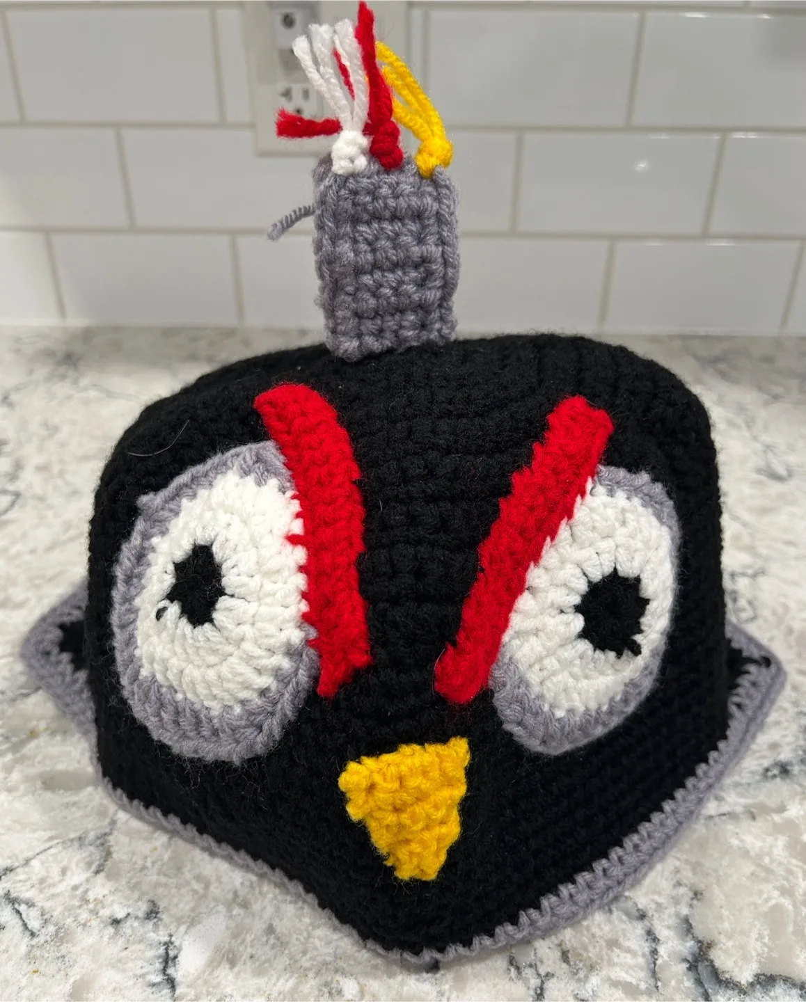 Handmade Angry Birds Beanie Toque thumbnail
