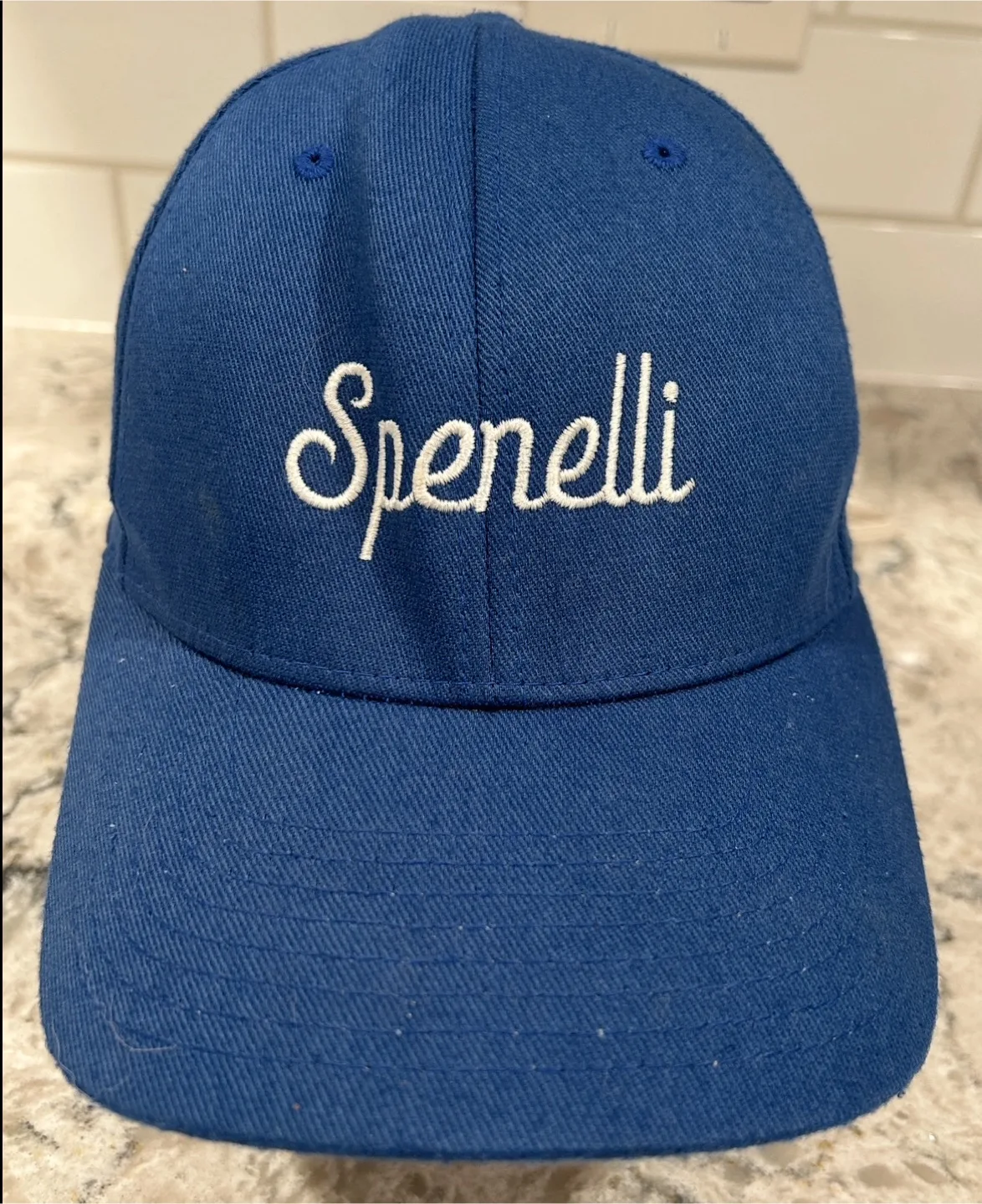 Mens Blue Flex Fit Baseball Hat thumbnail