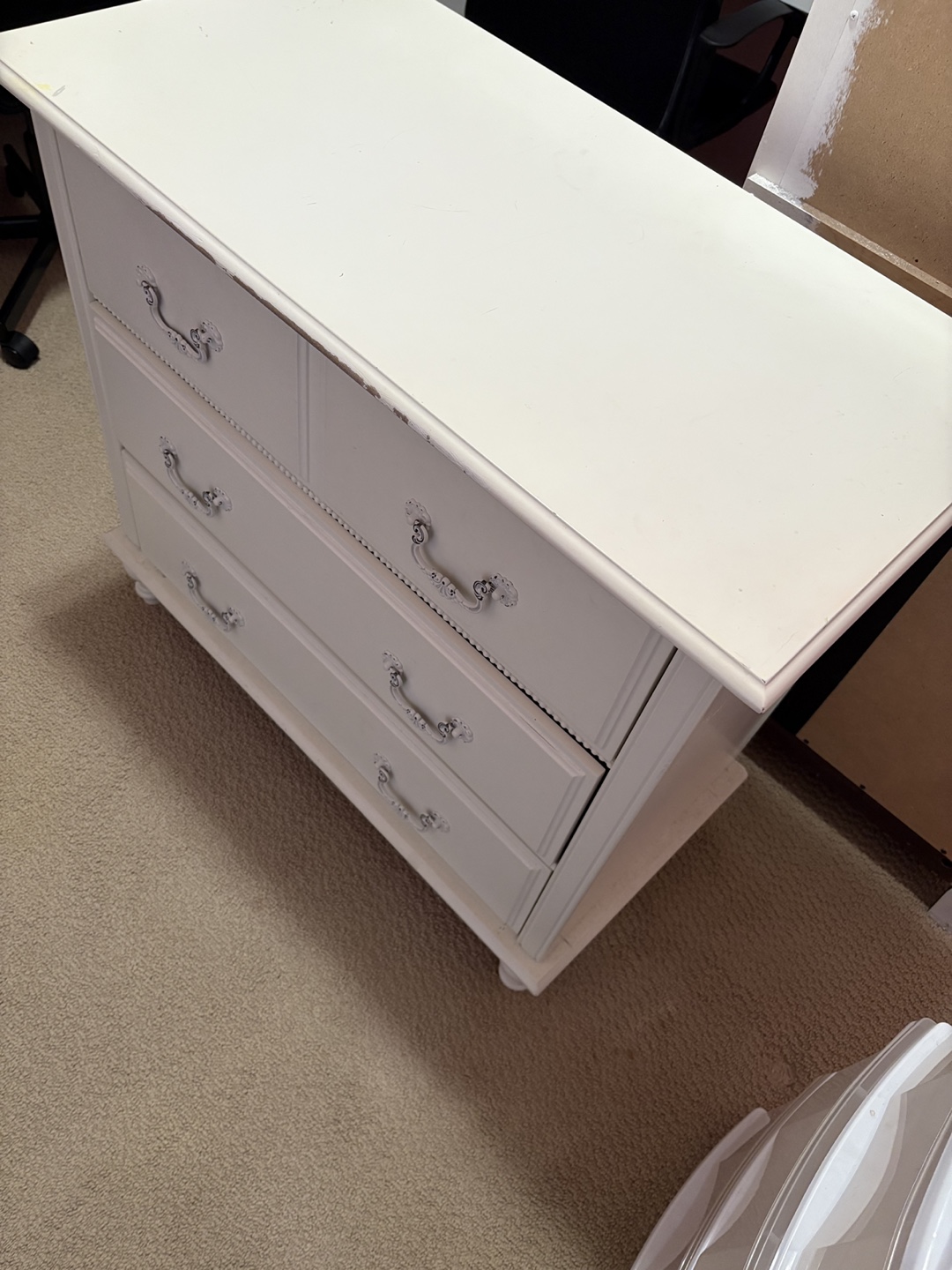 White Painted Dresser - 4 Drawers - photo 2