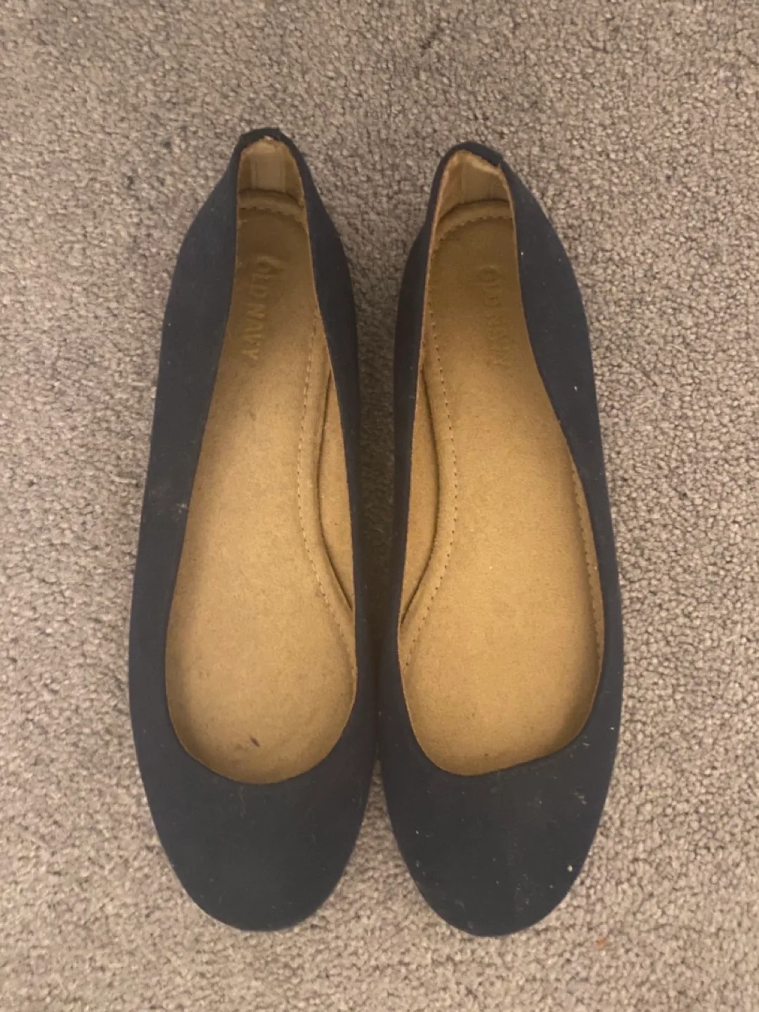 Child’s Old Navy Navy Blue Ballet Flats - Size 8 thumbnail