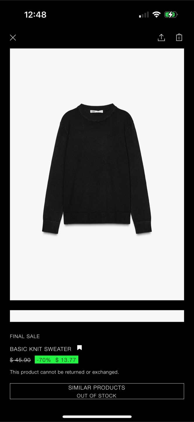 Zara women’s sweater Size S - photo 2