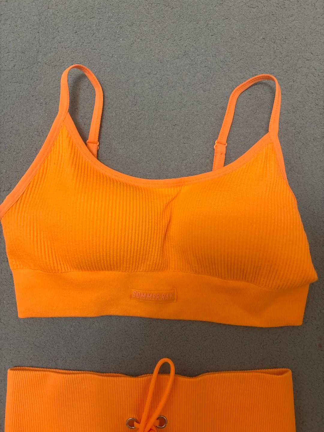 Sommer Ray Orange Activewear Set image indicator(4)