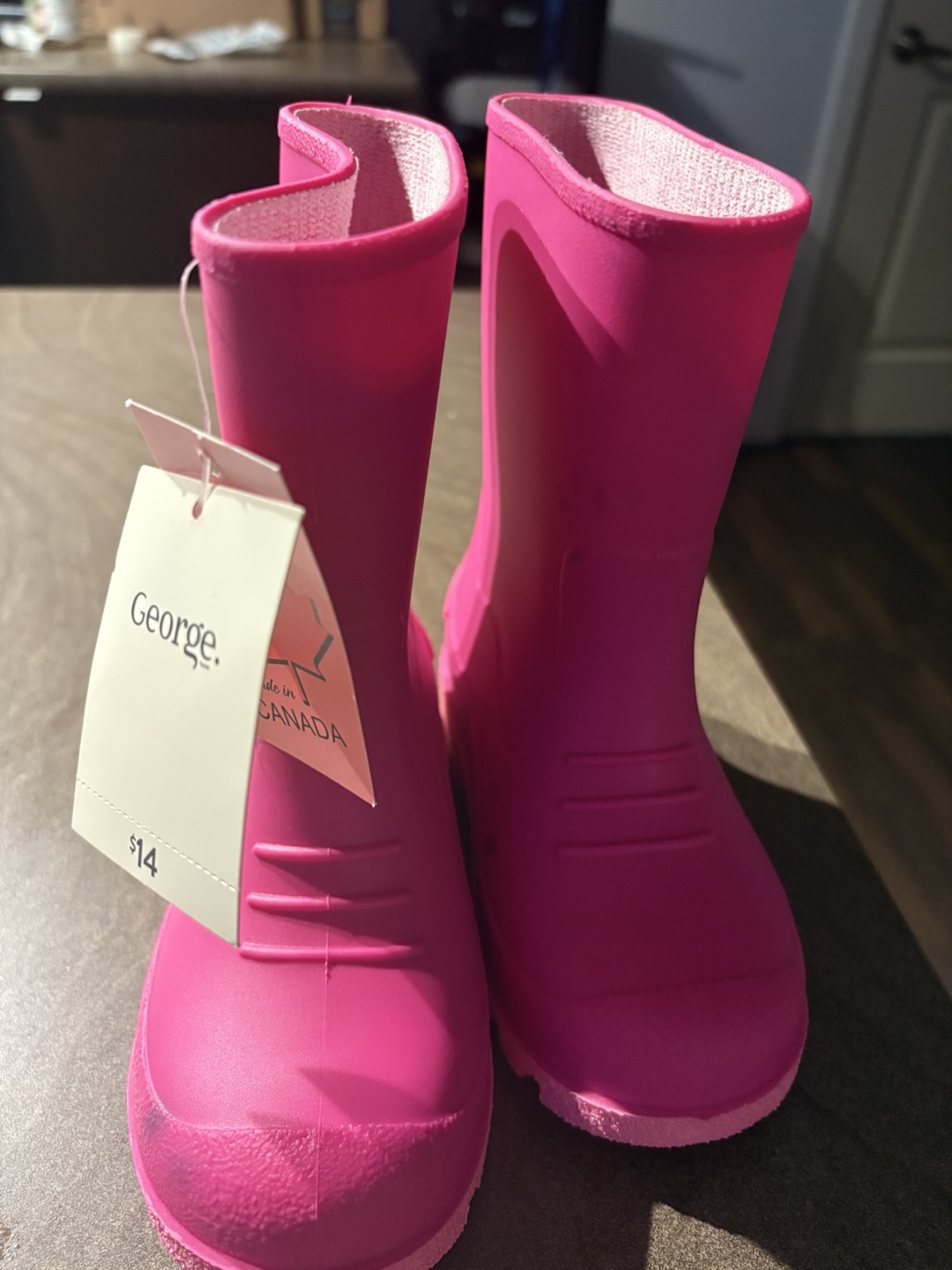 George Pink Rain Boots - Size 9 - photo 2