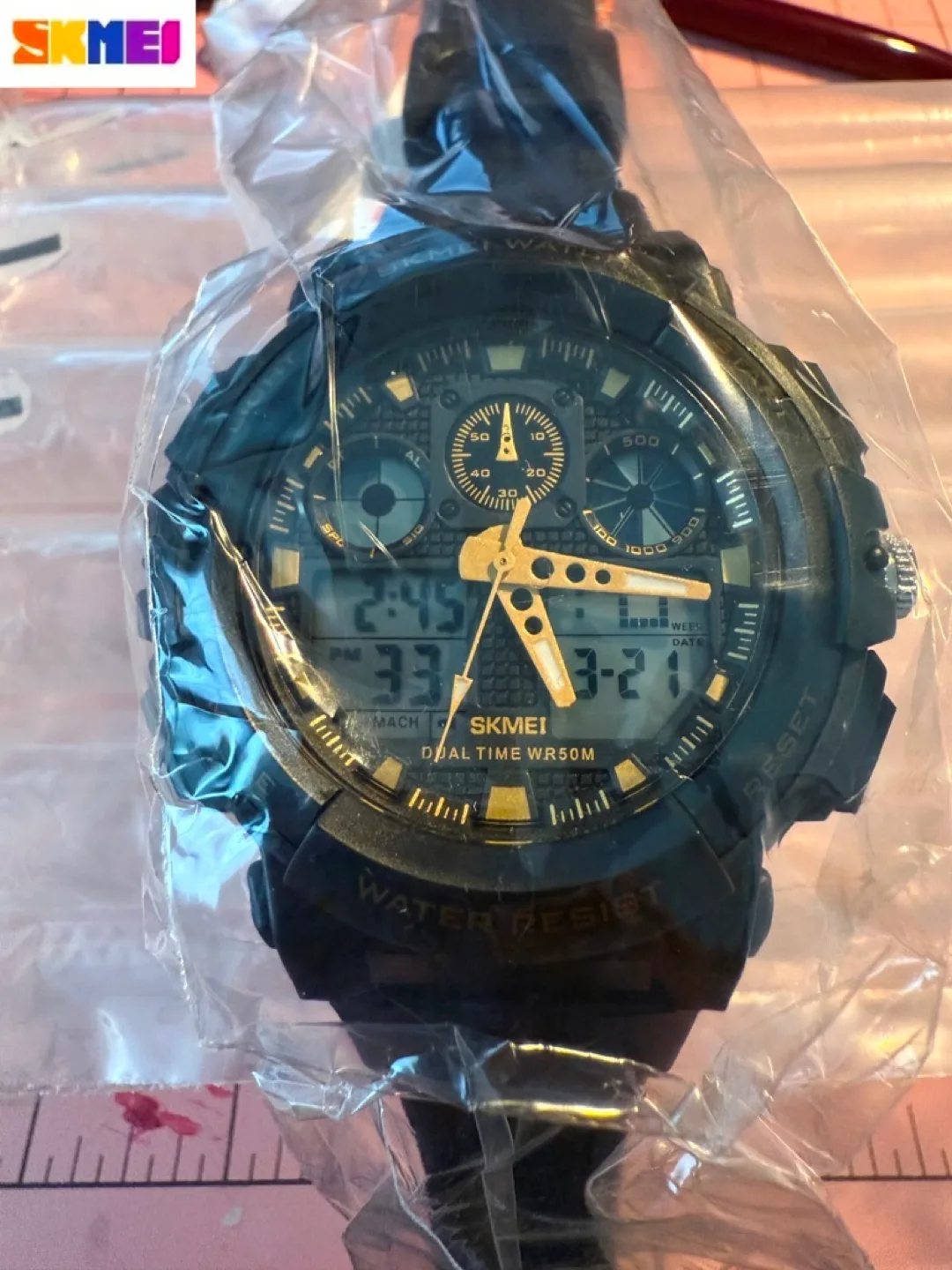 SKMEI 1270 Digital Dual Time Chronograph Watch  (NEW) thumbnail