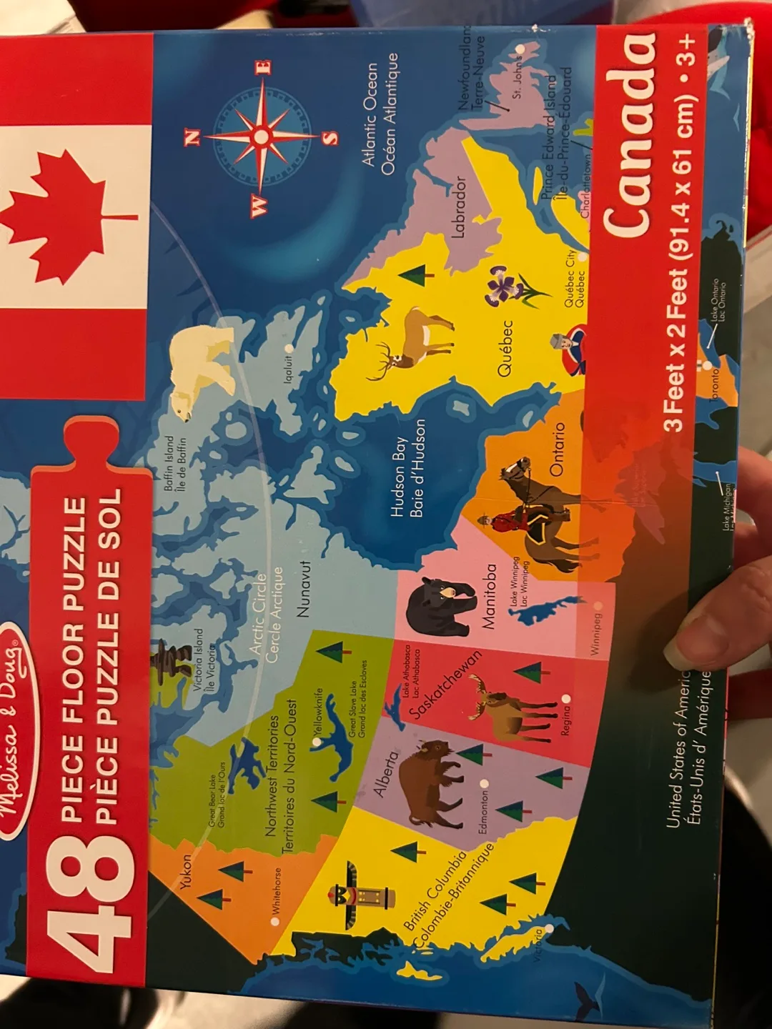 Melissa & Doug Canada 48 Piece Floor Puzzle thumbnail