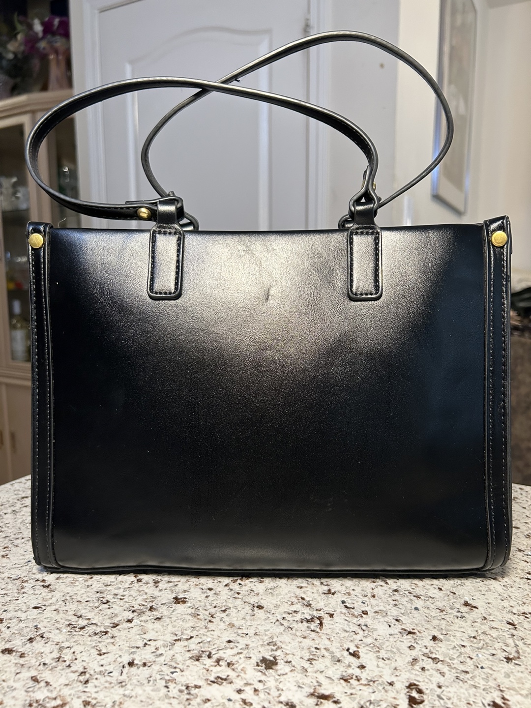 Tory Burch Leather Tote Bag - Black - photo 3