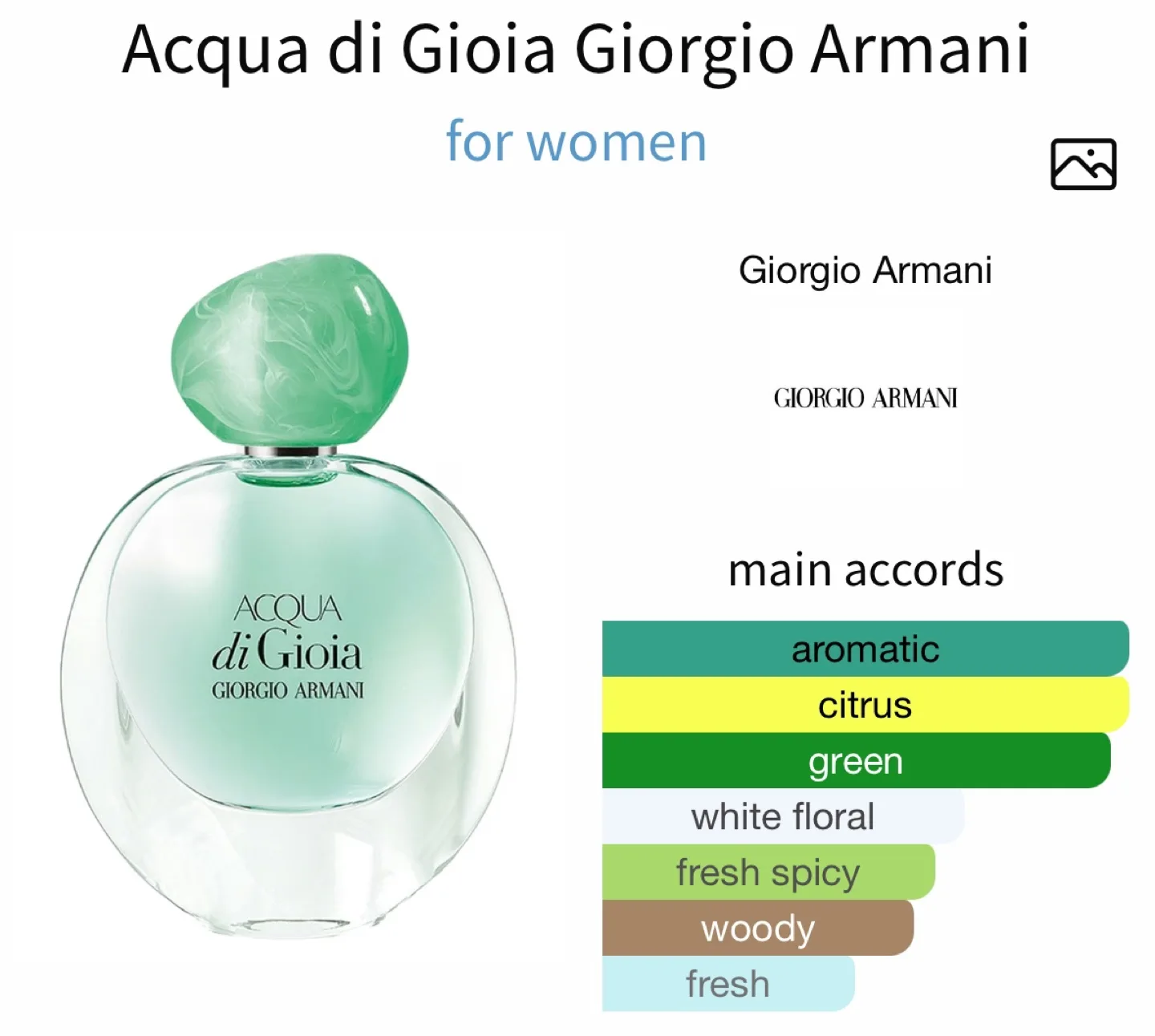 Giorgio Armani Acqua di Gioia Travel Spray - 10ml image indicator(2)