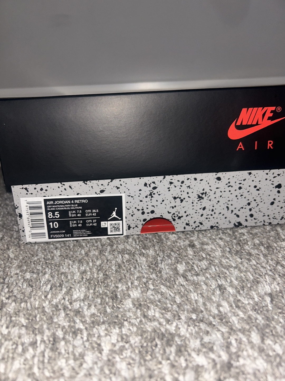 Nike Air Jordan 4 Retro White/Blue Size 8.5 (New) - photo 4
