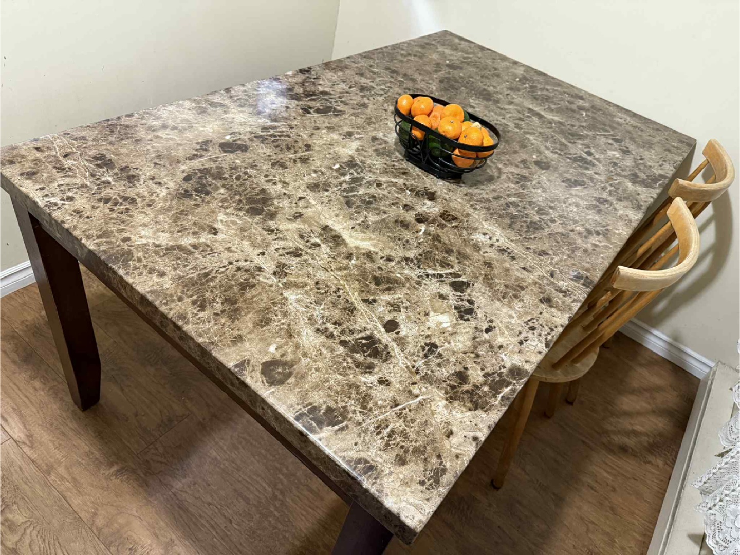 FREE Marble Pattern Dining Table 64 x 38 - photo 2