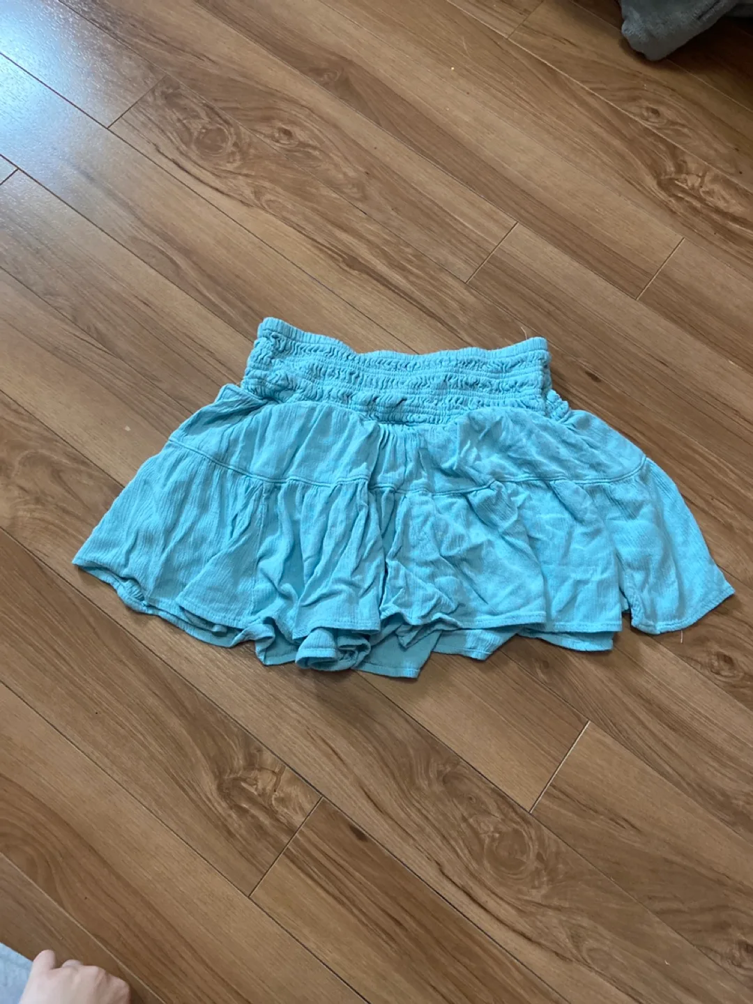 Garage Blue Mini Skirt - Size xtra small thumbnail