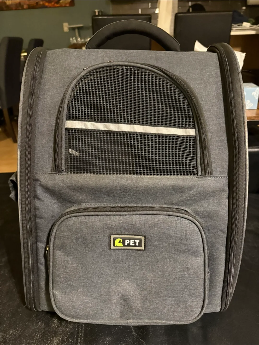 Pet Carrier Backpack - Grey thumbnail