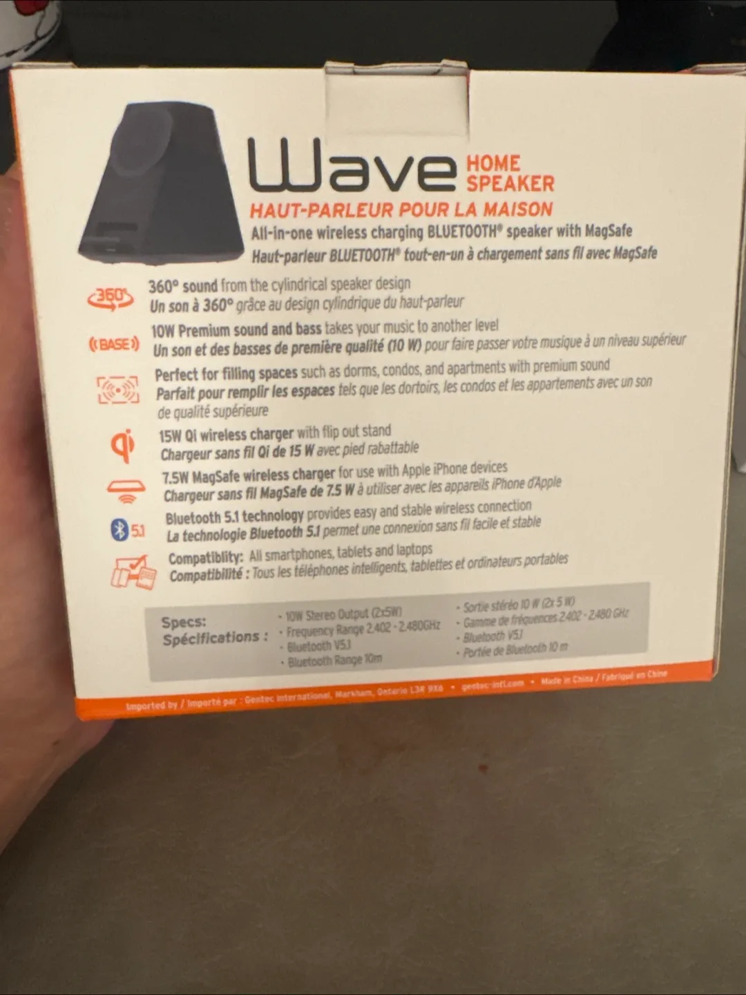 iQ Wave Home Speaker w/ MagSafe 🧡 image indicator(3)