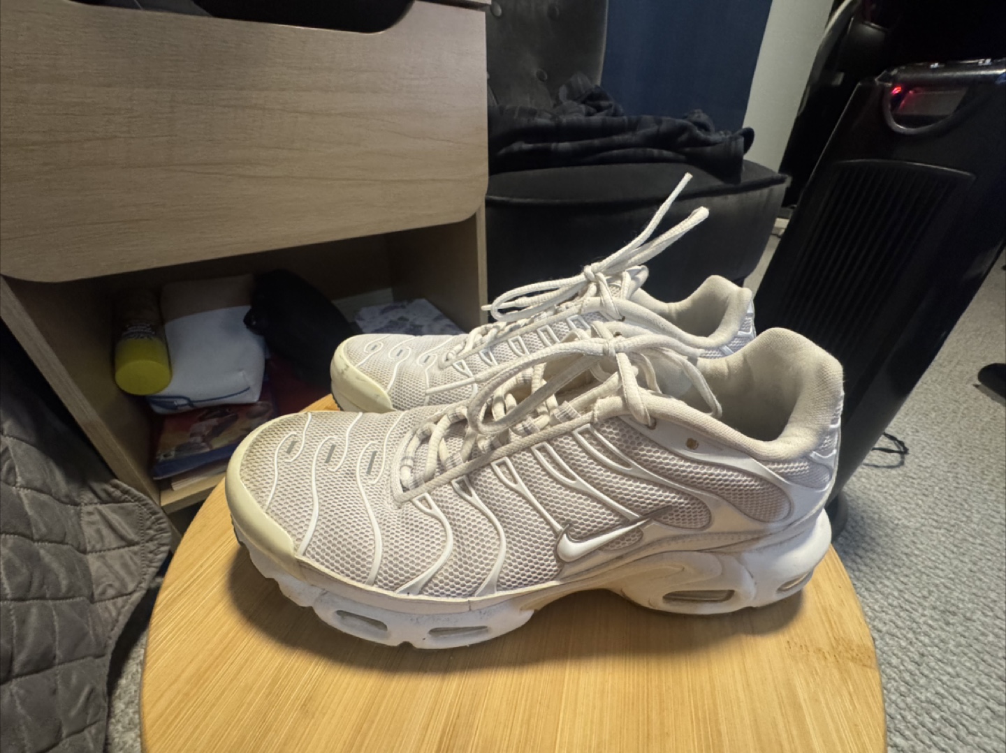 Nike Air Max Plus TN White, Size 8