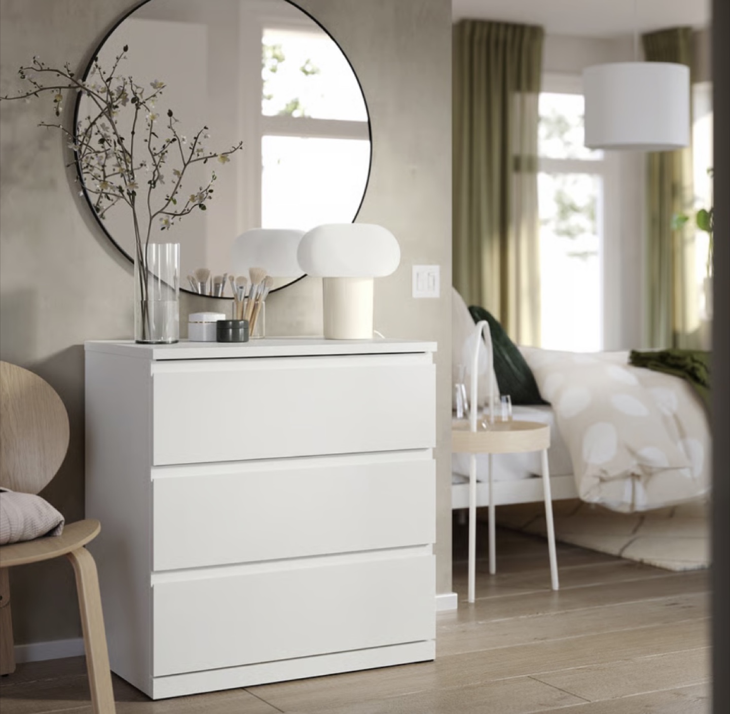 IKEA STORKLINTA 3-Drawer Chest - White - photo 2