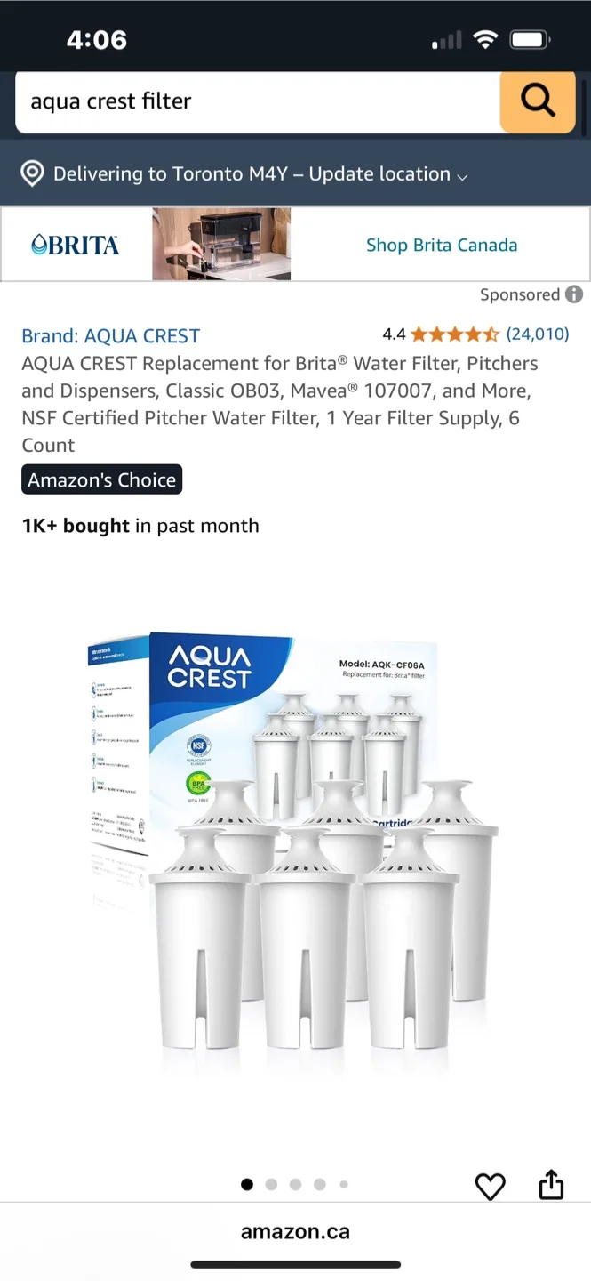 (New) 3 Brita Filters (retail $17) image indicator(3)