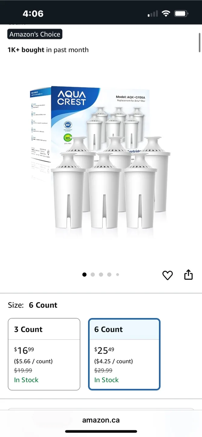 (New) 3 Brita Filters (retail $17) image indicator(4)