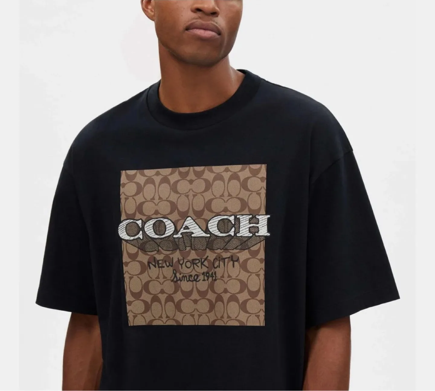 NWT Coach New York City Black T-Shirt - Size 2XL thumbnail